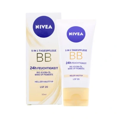 Abbildung von Nivea Tagescreme 5in1 Tagespflege BB 24h Feuchtigkeit Heller Hauttyp LSF20 50ml M