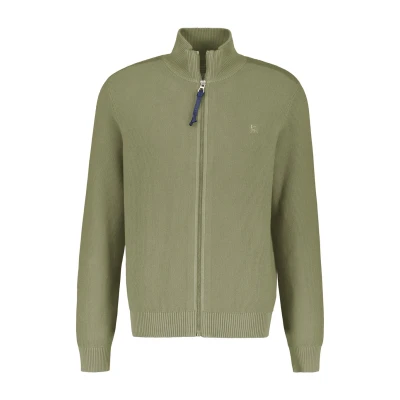 Abbildung von LERROS Strickjacke, mit Logostickerei
