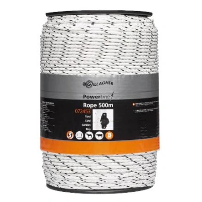 Abbildung von Gallagher Weidezaunseil PowerLine Cord, Weiß 500m,