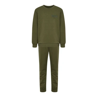 Abbildung von Hummel MLJR BASE SET Trainingsanzug für Kinder, Größe: 104, Winter moss
