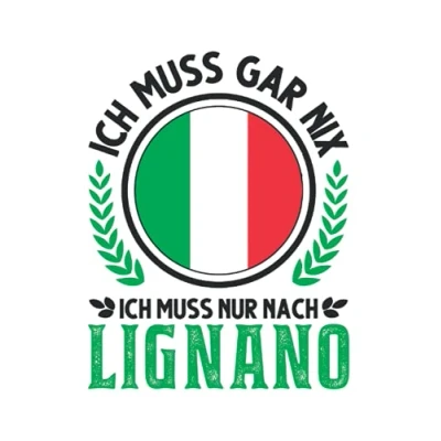 Abbildung von Lignano Notizbuch: Italien Urlaub Reise Geschenk / 6x9 Zoll 120 karierte Seiten