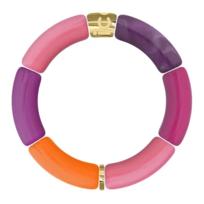 Abbildung von ICE Jewellery Bella Armband Pink Purple Orange Fashion Rose Lila Damen, Einheitsgröße, Acryl, Acryl