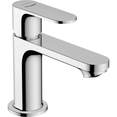 Abbildung von hansgrohe Waschtischarmatur &quot;Rebris S&quot;, 80cm, mit Hebelgriff für Kaltwasser ohne Ablaufgarnitur, chrom
