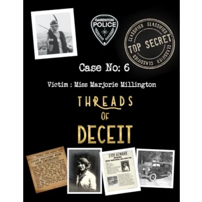 Abbildung von Case 6 Threads of Deceit: The Blue Coconut Cold Mystery Crime Police File Game (The Files)