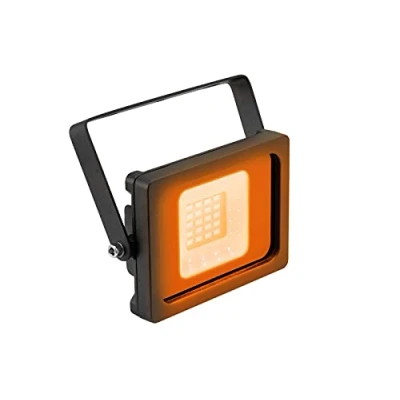 Abbildung von EUROLITE LED IP FL 10 SMD orange Flacher Outdoor Scheinwerfer (IP65) mit farbigen LEDs