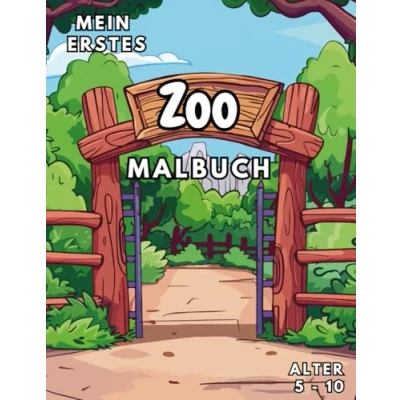Abbildung von Mein erstes Zoo Malbuch: Malbuch für Kinder mit verschiedenen Zootieren