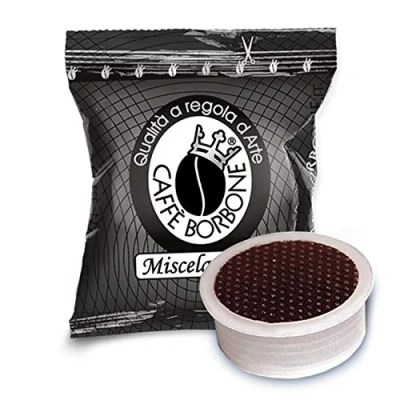 Abbildung von CAFFÈ BORBONE MISCELA NERA Box 50 ESPRESSO POINT KOMPATIBLE KAPSELN 7g