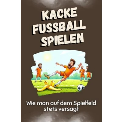 Abbildung von Kacke Fußball spielen Das perfekte Geschenk für Weihnachten und Geburtstag Männer, Frauen Teenager: Wie man auf dem Spielfeld stets versagt