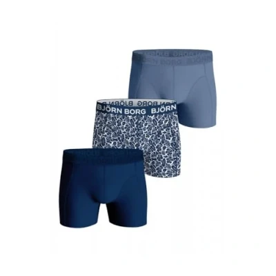 Abbildung von Björn Borg Stretch Boxer 3 PACK Panties, Herren, Größe: XXL, Dark blue