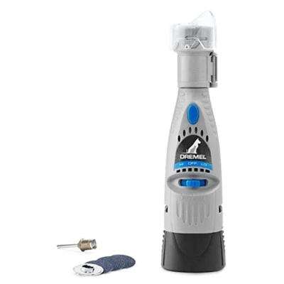 Abbildung von DREMEL Multitool, Krallenpflegeset für Haustiere (125 W) mit 1 Vorsatzgerät, 4 Zubehöre