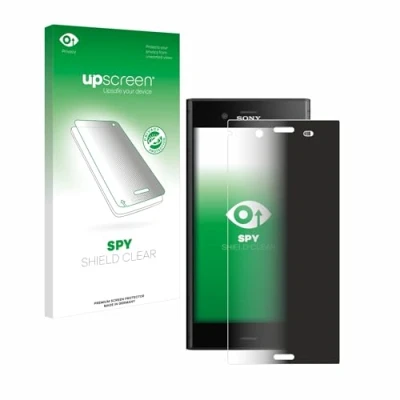 Abbildung von upscreen Anti Spy Blickschutzfolie für Sony Xperia XZ1 Privacy Screen Displayschutz Folie [Sichtschutz, Blaulichtfilter]