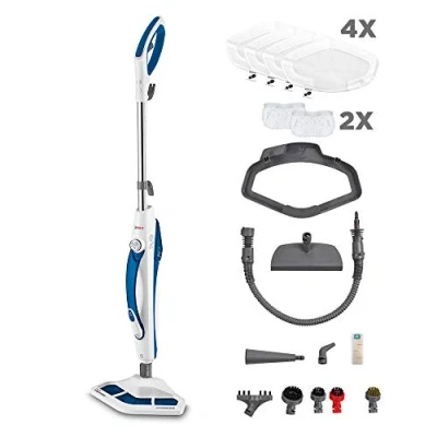 Abbildung von Polti Vaporetto SV460 Double, Steam mop, 0,3 l, Weiß, Tasten, Drehregler, Fixed, 1500 W