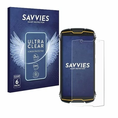 Abbildung von Savvies 6 Stück Schutzfolie für Cubot King Kong Mini 2 Displayschutz Folie Ultra Transparent
