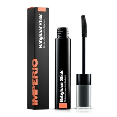 Abbildung von IMPERIO Hair Finishing Stick für Babyhaare Premium Baby Mascara zum Bändigen feiner &amp; gebrochener Haare 12ml Transparent