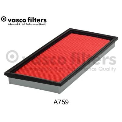 Abbildung von DAVID VASCO A759 Luftfilter 34 168 372 rechteckig Filtereinsatz mit Randverstärkung SUBARU: Impreza II Kombi, Forester II, Limousine