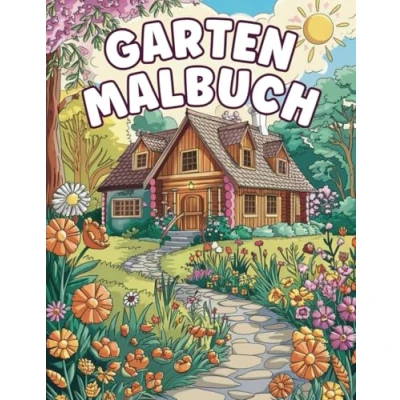 Abbildung von Garten Malbuch: Ein Naturparadies Ausmalbuch Mit Wunderschönen Gartenmotiven Malbuch Für Erwachsene: Anti stress Entspannung Und Stressabbau Einzigartige Geschenkidee