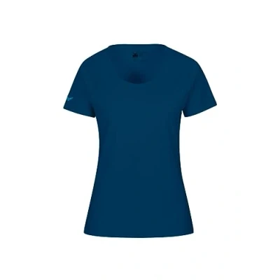 Abbildung von Trigema Damen T Shirt Biobaumwolle 539201, Blau (Saphir), XXXL