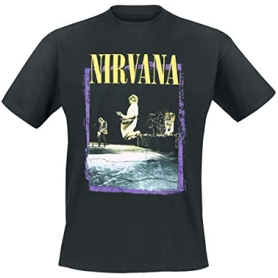 Abbildung von Nirvana T Shirt Stage Jump Black S