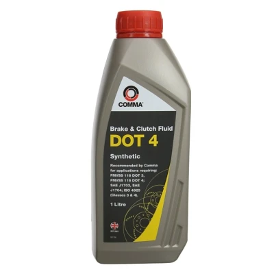 Abbildung von COMMA DOT 4 BF41L Bremsflüssigkeit 1 AUDI: A4 B8 Limousine, A3 Schrägheck, SEAT: Mii, Altea, OPEL: Zafira A, Astra J Sports Tourer