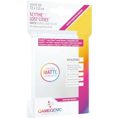 Abbildung von GameGenic Matte Scythe/Lost Cities Sleeves 72x112