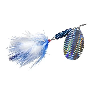 Abbildung von Fladen Fishing Maxximus Attracta Blade Spinner 15 g/8,5 CM und 20 g/9. See Küste Angeln lockt Ideal für Raubfische, blau / silber
