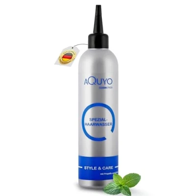 Abbildung von Style &amp; Care Haarwasser Kopfhautpflege für trockene und juckende Kopfhaut, Haartonikum zur Kopfhautmassage, Haar Wasser beugt Schuppen vor lindert den Juckreiz (200ml)