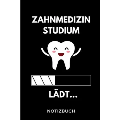 Abbildung von ZAHNMEDIZIN Studium LÄDT... NOTIZBUCH: A5 Geschenkbuch PUNKTIERT zum dualen Notizbuch für duale Studenten witziger Spruch Abitur ... Erstes Semester Pruefung Geburtstag