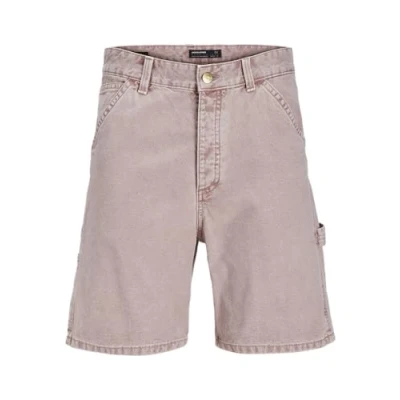 Abbildung von Jack &amp; Jones Loose FIT Jeans Shorts, Herren, Größe: Medium, Woodrose