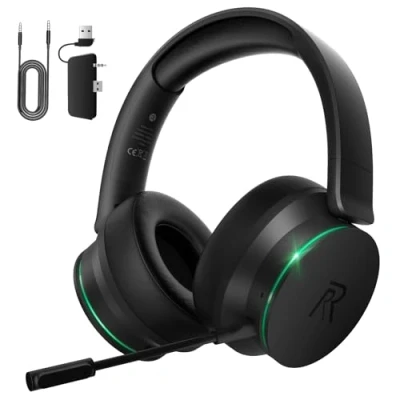 Abbildung von Gvyugke Gaming Headset Wireless für Xbox Series XS, One, PS5, PS4, PC, Bluetooth mit Mikrofon Kabellos