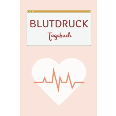 Abbildung von Blutdrucktagebuch: Blutdruckpass zum Ausfüllen und Tracken mit Platz für mehr als 2500 Messungen Blutdruck Tagebuch vorgedruckten Seiten