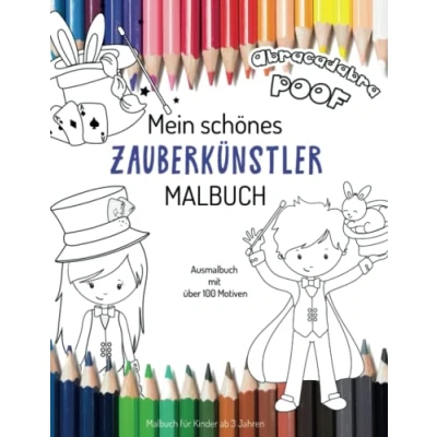 Abbildung von Mein schönes Zauberkünstler Malbuch Ausmalbuch mit vielen Motiven für Kinder ab 3 Jahren
