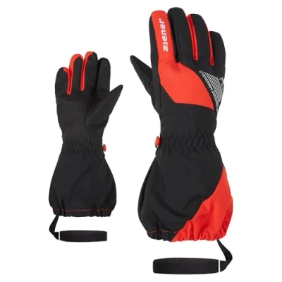 Abbildung von Ziener Kinder LAILACO Ski Handschuhe/Wintersport wasserdicht, PFC frei, red, 3