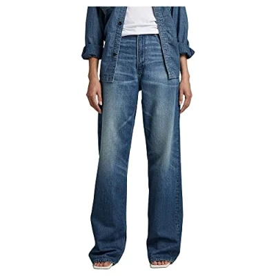 Abbildung von G STAR RAW Damen Stray Ultra High Loose Jeans, Blau (antique faded niagara D22068 D317 D885), 32W / 32L