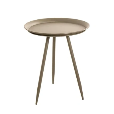 Abbildung von Haku Möbel Beistelltisch grün, Metall Maße: H 54 cm x Ø 44 cm, Style: Modern