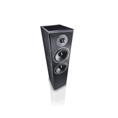 Abbildung von Monitor S80 ATM, Standlautsprecher mit Doppelbass Bestückung und integriertem Dolby Atmos Höhenkanal Lautsprecher, Farbe:Schwarz