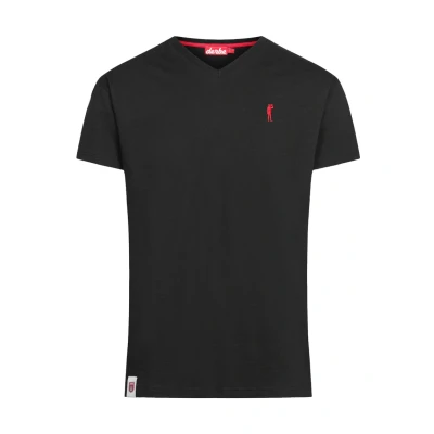 Abbildung von Derbe Kippes Tshirt basic, Herren, Größe: Large, Black