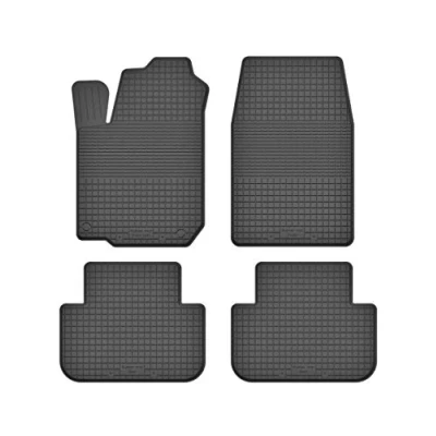 Abbildung von Gummimatten Fußmatten 1.5 cm Rand kompatibel mit Renault Modus (Bj. 2004 2012) ideal angepasst 4 Teile EIN Set