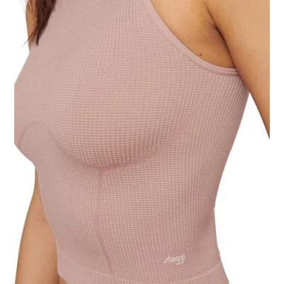 Abbildung von sloggi Damen Ever Infused Aloe High Neck Top, Foggy Mauve, M
