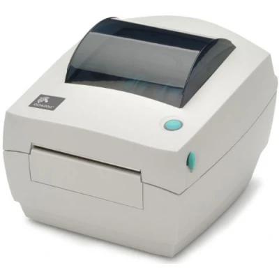 Abbildung von Zebra CG420d Etikettendrucker (Direct Thermal / Transfer, 203 x DPI, 102 mm/Sek, 8 MB, 127 mm), Weiß (Generalüberholt)