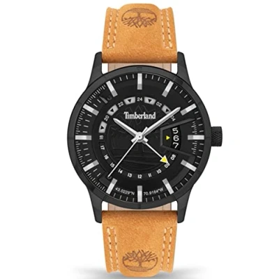 Abbildung von Timberland Herren Analog Quarz Uhr mit Leder Armband TDWGB2201504