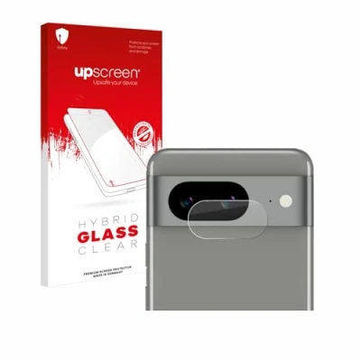 Abbildung von upscreen Schutzglas für Google Pixel 8 (NUR Kameraschutz) Schutzfolie, Glas Folie [Klar, 9H Panzerschutz, Anti Fingerprint]