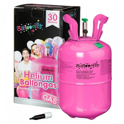 Abbildung von Helium Gasflasche für 30 Ballons Heliumflasche 200L Gasfüllung Folienballons Luftballons Party Hochzeit (1 x Ballongas 30)