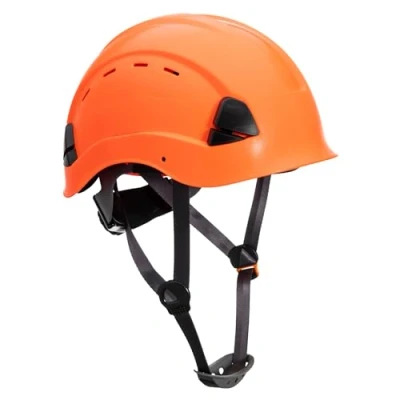 Abbildung von Portwest PS63 Height Endurance Helm mit Belüftung, Farbe Orange in hoher Sichtbarkeit, Größe:, PS63ORR