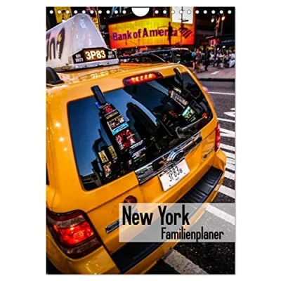Abbildung von New York Familienplaner (Wandkalender 2025 DIN A4 hoch), CALVENDO Monatskalender