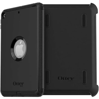 Abbildung von OtterBox Defender Series Schutzhülle für iPad Mini 5. Generation, keine Einzelhandelsverpackung, integrierter Displayschutz, Port Cover, Ständer