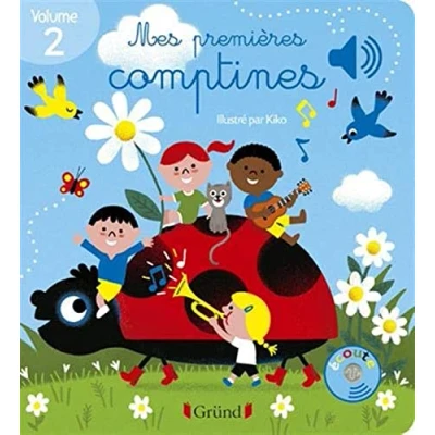Abbildung von Mes premières comptines volume 2 Livre sonore avec 6 puces Dès 1 an