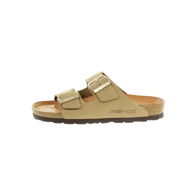 Abbildung von Rohde Natur Pantolette flach, Damen, Größe: 38, Schuhe