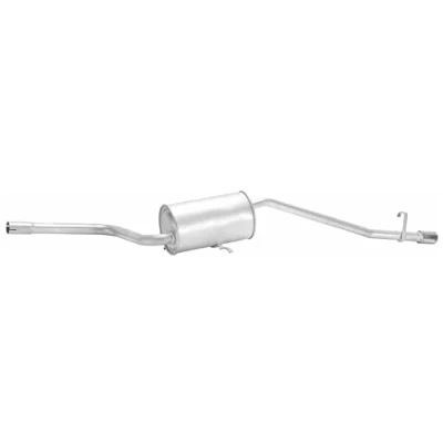 Abbildung von HELLA 8LD 366 028 661 Endschalldämpfer hinten mit Anbauteilen FIAT: Uno Schrägheck