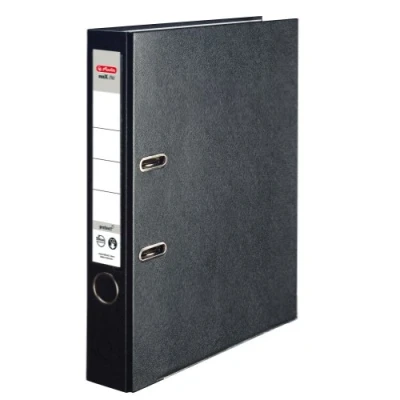 Abbildung von Herlitz Ordner protect Kunststoff (PP) A4 5cm schwarz VE=5 Stück maX.f