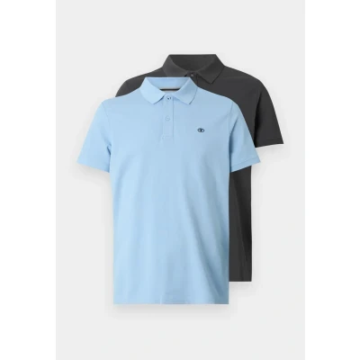 Abbildung von TOM TAILOR Herren 1044879 Poloshirt, 32245 Washed Out Middle Blue, M EU